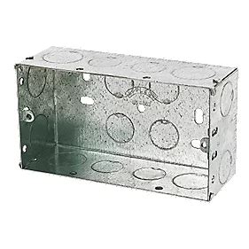 metal back box plasterboard|screwfix backbox.